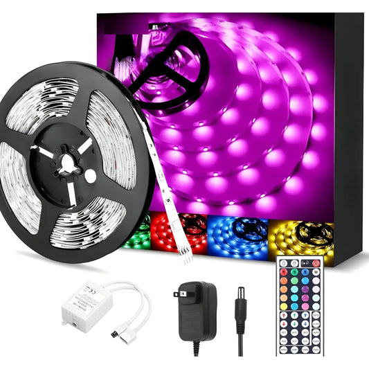 Smart LED Strip Light - WiFi & Bluetooth Control, 5050 RGB